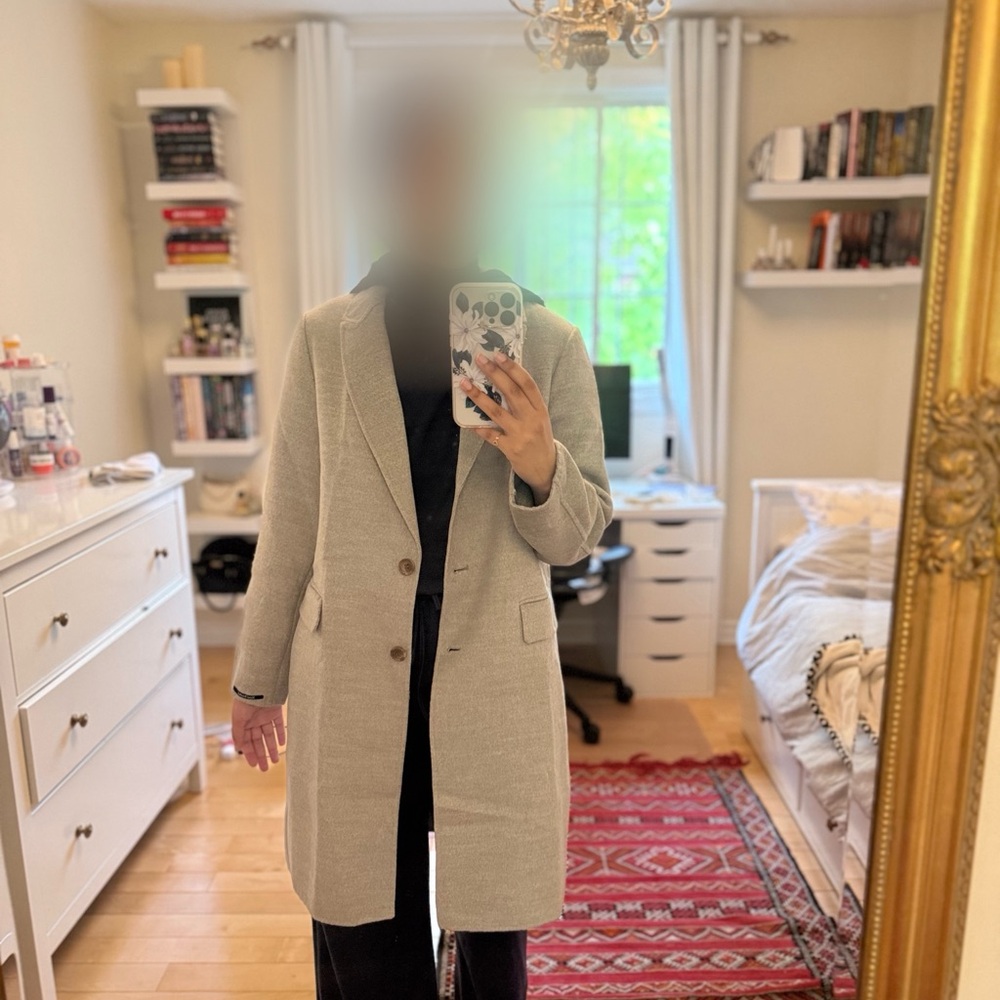 Elegant Grey Women's Coat
